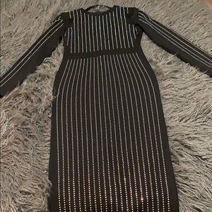 Glistening Bandage Dress